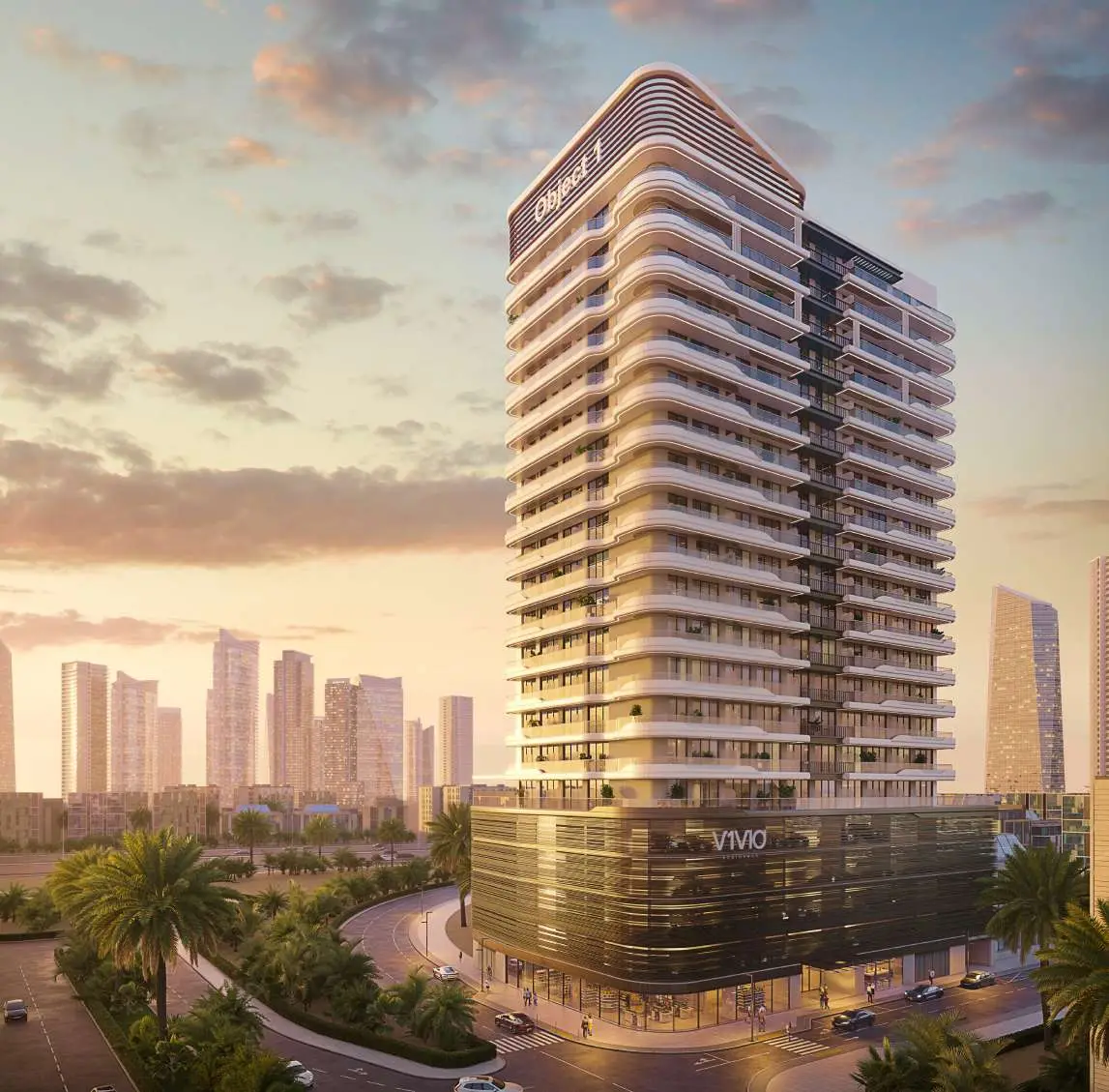 V1VID Tower by Object One Real Estate Development, JVT (Jumeirah Village Triangle)